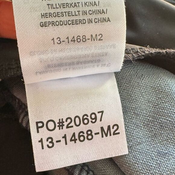 Lysse Blue Floral Leggings Size Medium - Picture 6 of 6